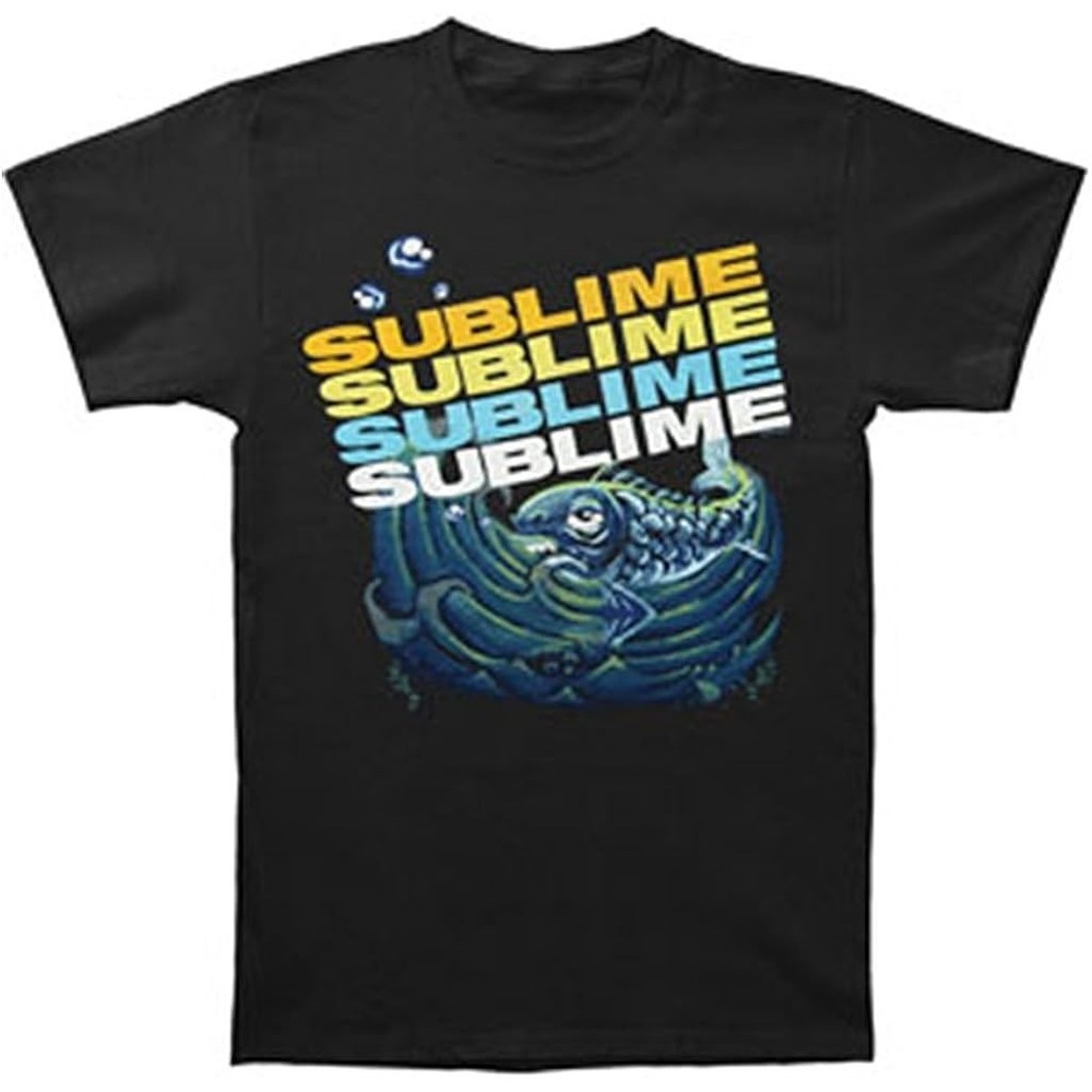 Sublime Men's Bubble Fish T-Shirt Jpg